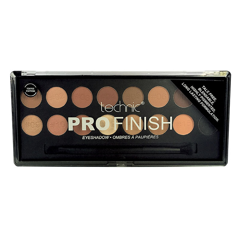 Technic Pro Finish Eyeshadow Palette Toffee Edition