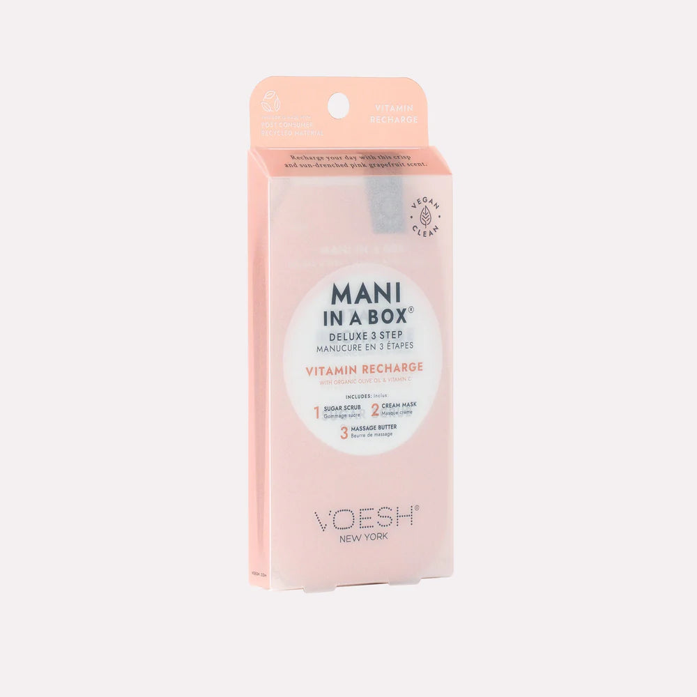 Voesh 3 Step Deluxe Mani in a Box Vitamin Recharge