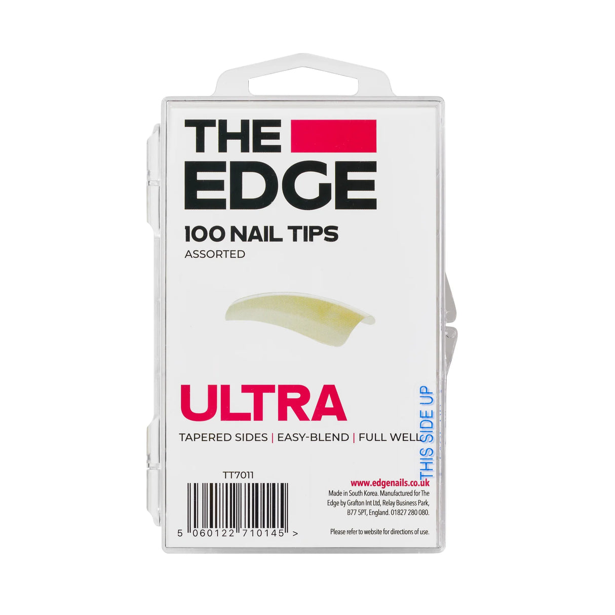 The Edge Ultra Nail Tips Box Of 100 Assorted Nail Tips