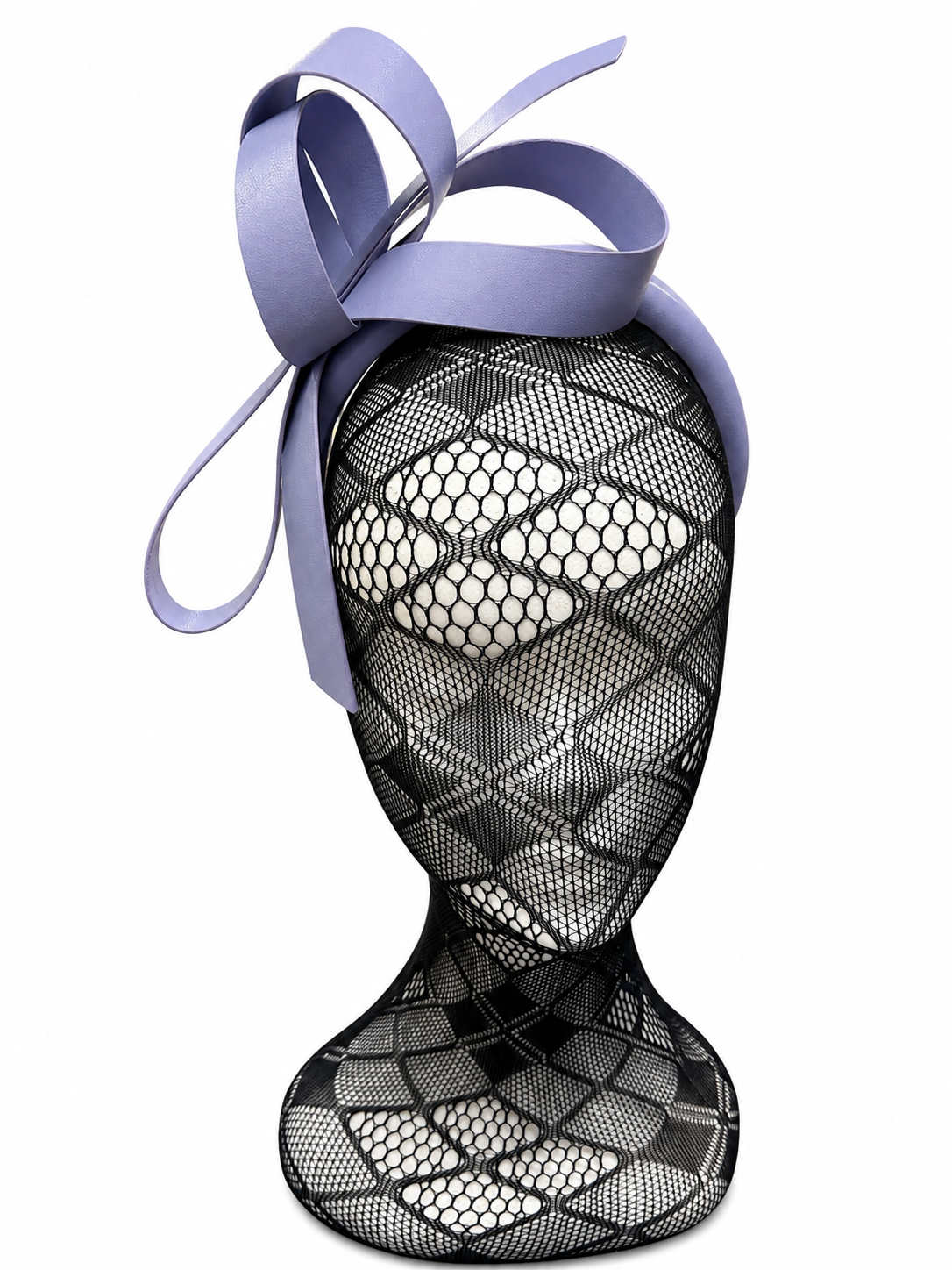 Bluebell Lilac Leatherette Bow Hairband Fascinator