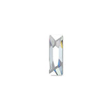 Swarovski Nail Art AB Cosmic Baguette Crystals 4pcs