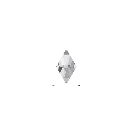 Swarovski Nail Art Clear Rhombus Crystals 5pcs