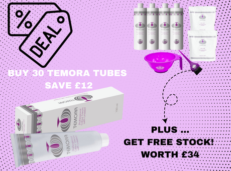 Temora 30 Tube Colour Deal Plus £34 In FREE Stock