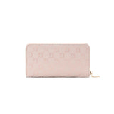 Blush Pink 'G' Zip Around Wallet Purse