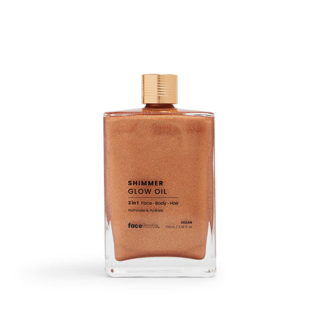 Face Facts Shimmer Glow Face Body Hair Oil 3 in 1 100ml