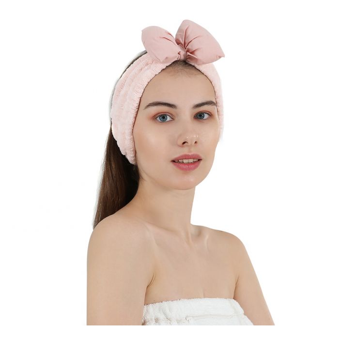 Pink Bow Headband