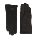 Zelly Teddy Style Gloves Black