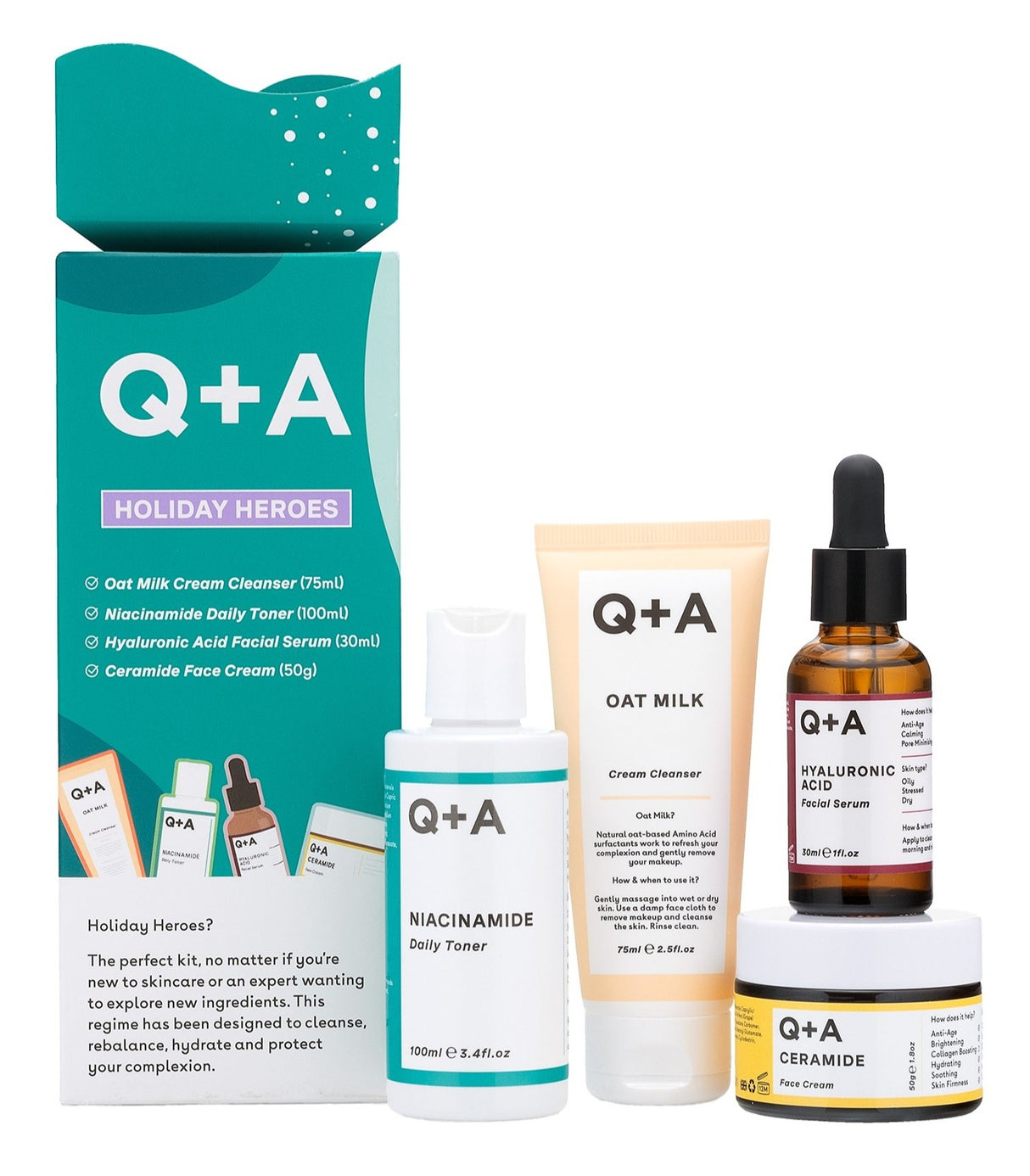 Q+A Holiday Heroes Skincare Kit