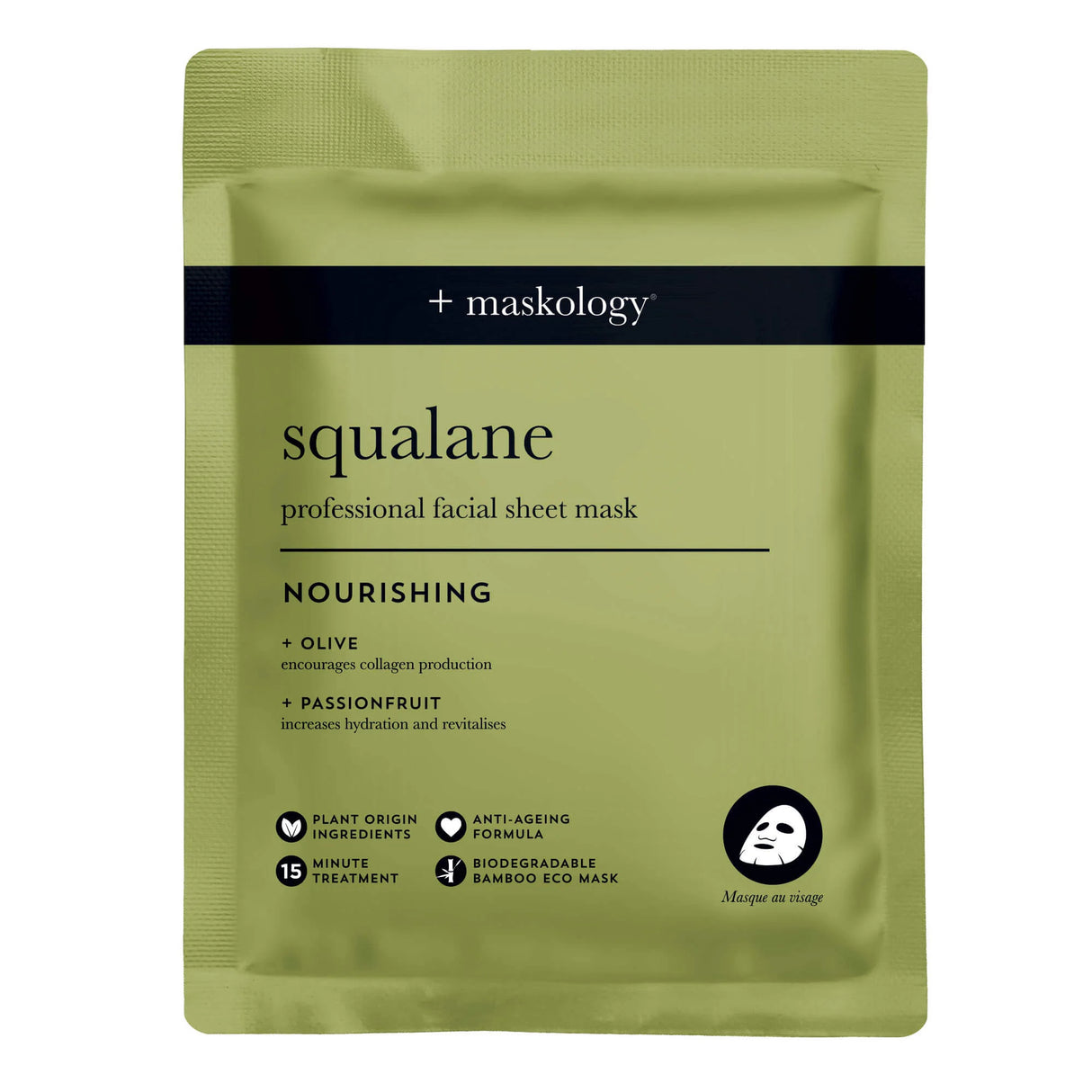 +maskology Squalane Professional Sheet Mask