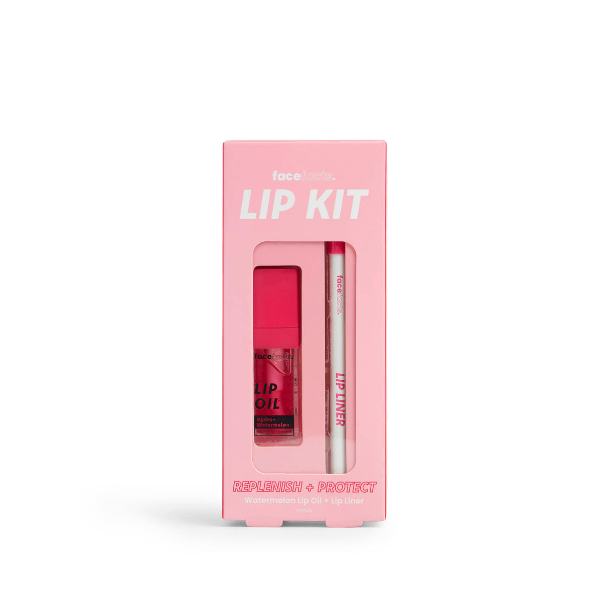 Face Facts Watermelon Lip Oil & Liner Lip Kit