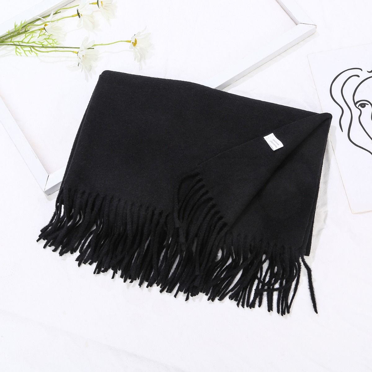 Black Pashmina Scarf