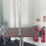 Double Sided Fold Up Hairdressing Dress Out On Wheels