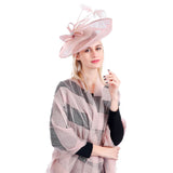 Blush Soft Pink Disc Fascinator