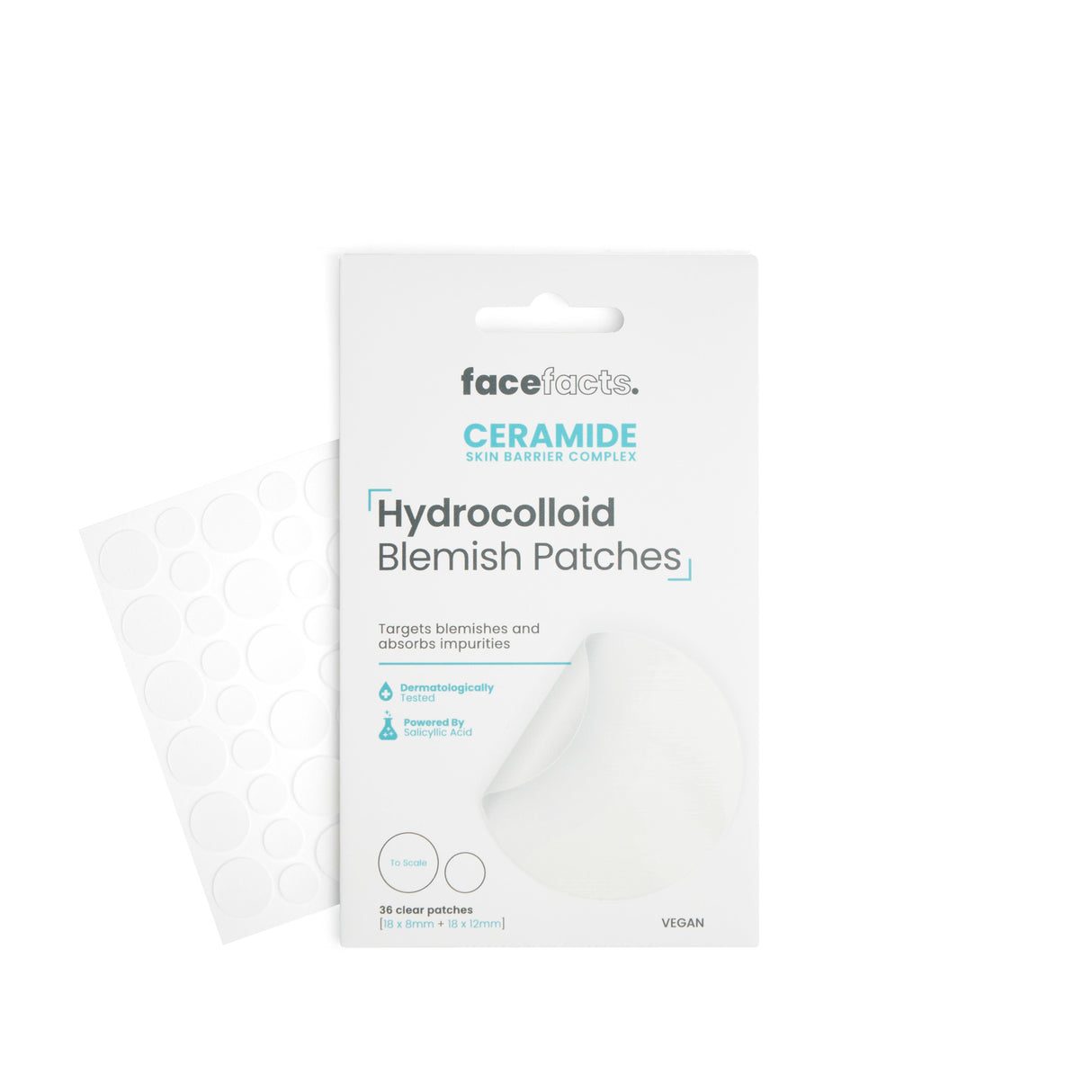 Face Facts Ceramide Hydrocolloid Blemish Patches 36pk
