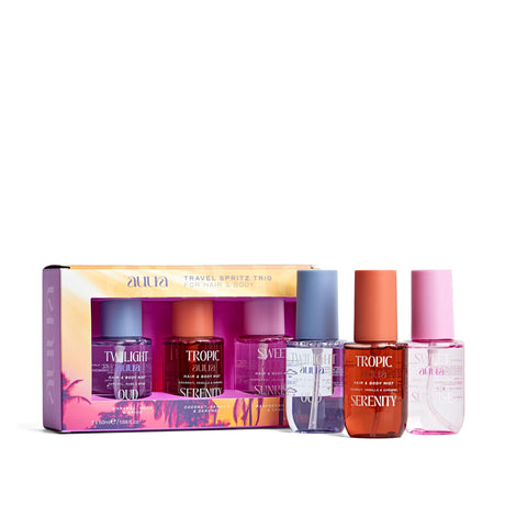 Auura Travel Trio Hair & Body Mist 3 x 50ml