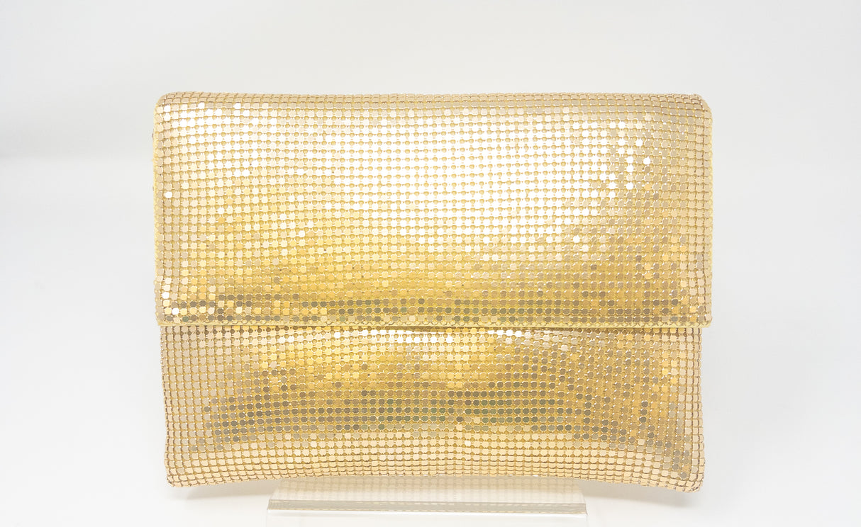 Gold Chain Mail Clutch Bag