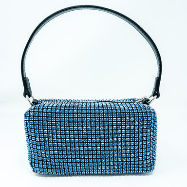 Crystal Blue Jewelled Handbag