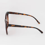 Round Large Frame Cateye Sunglasses