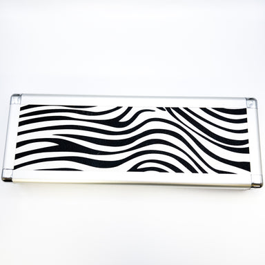 Zebra Silver Hardshell Scissor Case