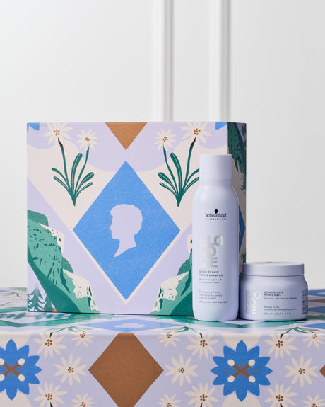 Schwarzkopf BlondMe Shampoo & Mask Gift Set Purple Toning