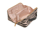Alice Wheeler London Zebra Print Train Case