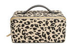 Alice Wheeler London Light Leopard Print Train Case