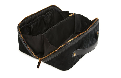 Alice Wheeler London Black Velvet Train Case