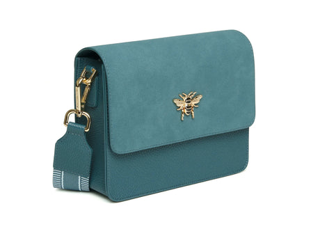 Alice Wheeler London Teal Highbury Handbag