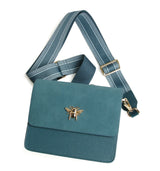 Alice Wheeler London Teal Highbury Handbag