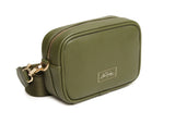 Alice Wheeler Olive Green Mini Soho Cross Body Bag