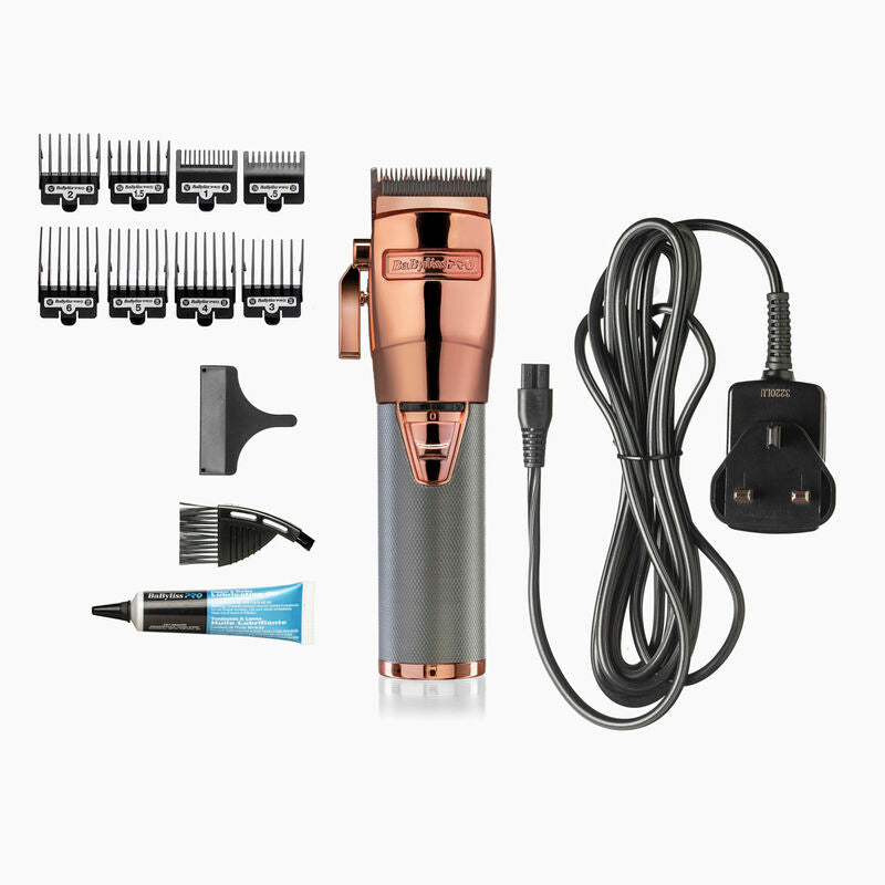 BaByliss Pro Super Motor Cordless Clipper Rose Gold