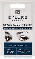 Eylure Brow Wax Strips Shaped Hair Removal Strips 6 Pack