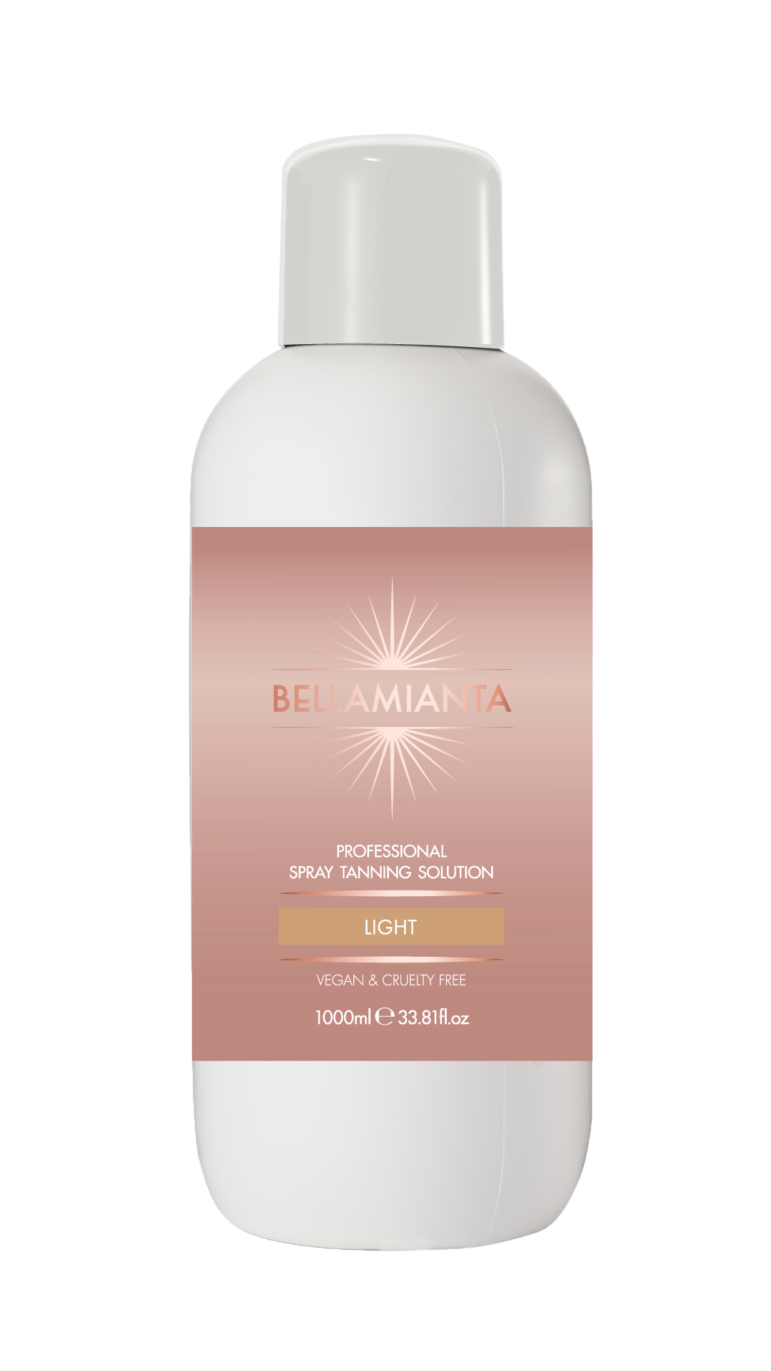 Bellamianta Professional Spray Tanning Solution Light 1000ml