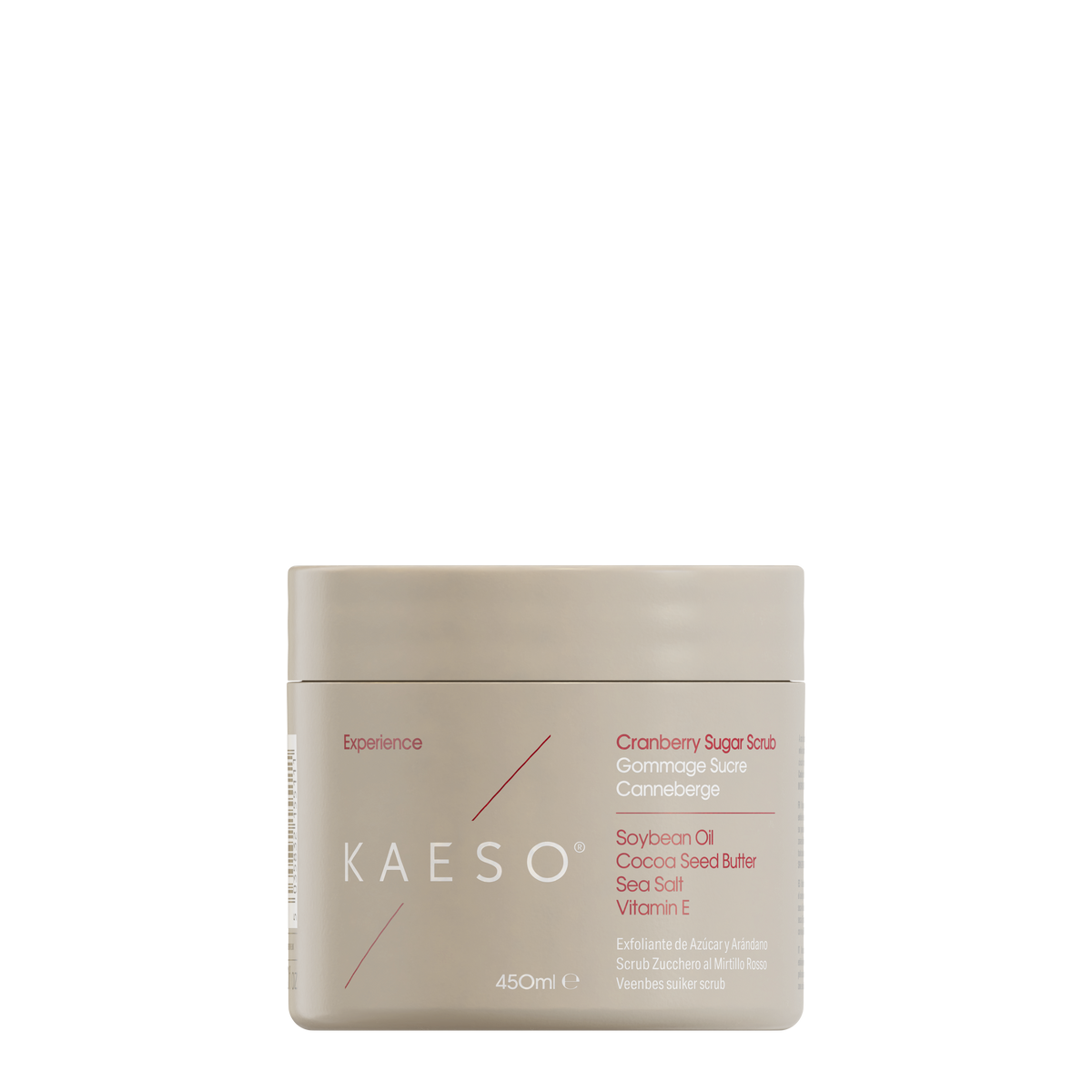 Kaeso Experience Cranberry Sugar Body Scrub 450ml