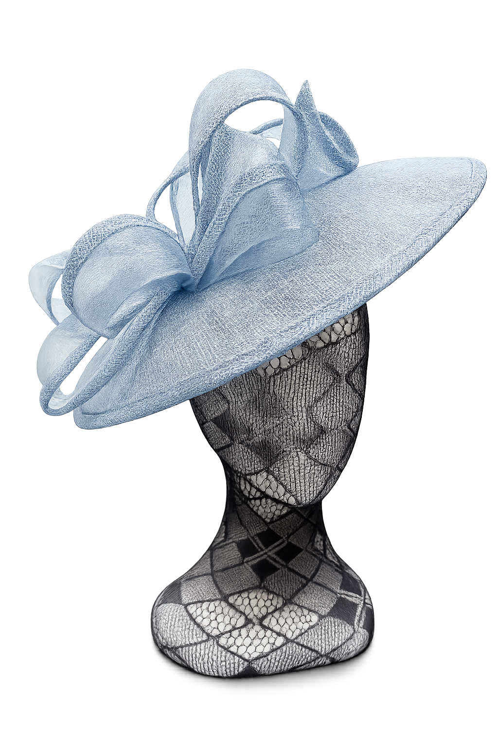 Bluebell Bow Looped Disc Fascinator