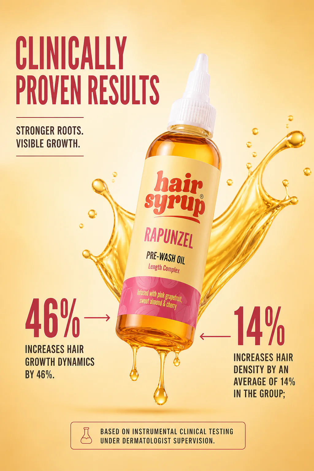 Hair Syrup Rapunzel Pre Wash Hair Oil 100ml