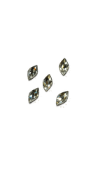 Swarovski Nail Art Clear Rhombus Crystals 5pcs