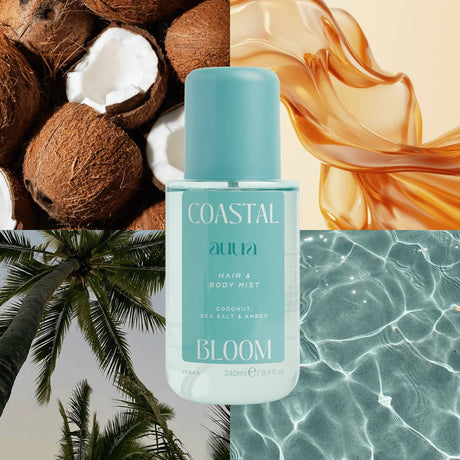 Auura Coastal Bloom Hair & Body Mist 240ml