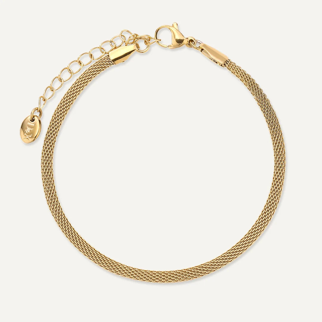 D& X London Vibes 18K Gold Plated Link Bracelet