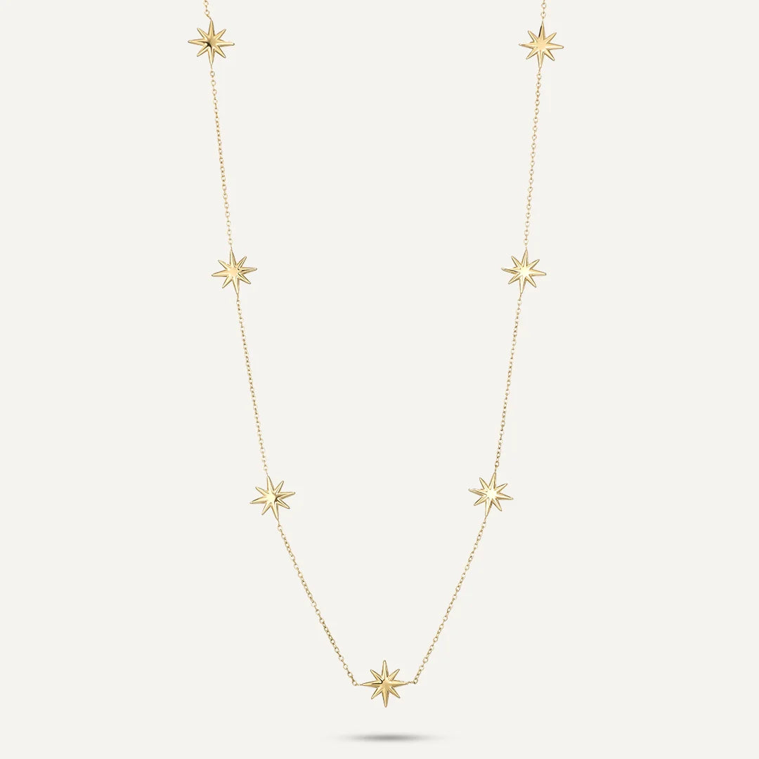 D& X London Vibes 18K Gold Plated Star Necklace