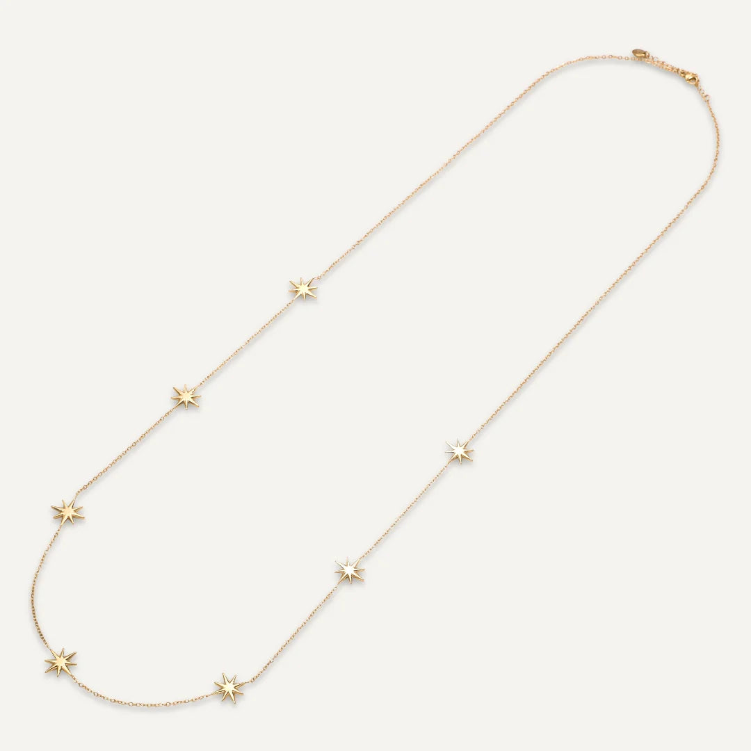 D& X London Vibes 18K Gold Plated Star Necklace