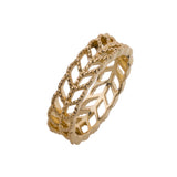 D&X London Cora Gold Plated Fixed Sizing Ring