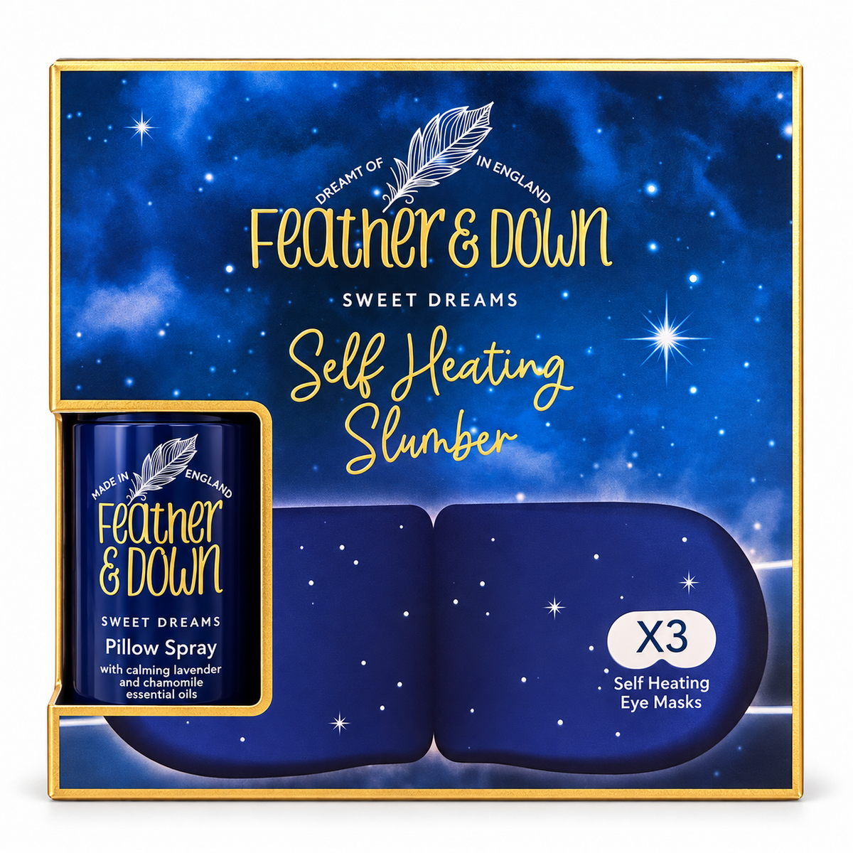 Feather & Down Sweet Dreams Eye Mask & Pillow Spray Gift Set