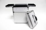 White Glitter Beauty / Hairdressing Equipment Trolley Case