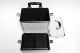 White Glitter Beauty / Hairdressing Equipment Trolley Case