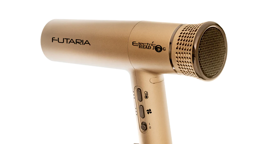 Electric Head Jog Futaria Moonlight Hair Dryer Gold