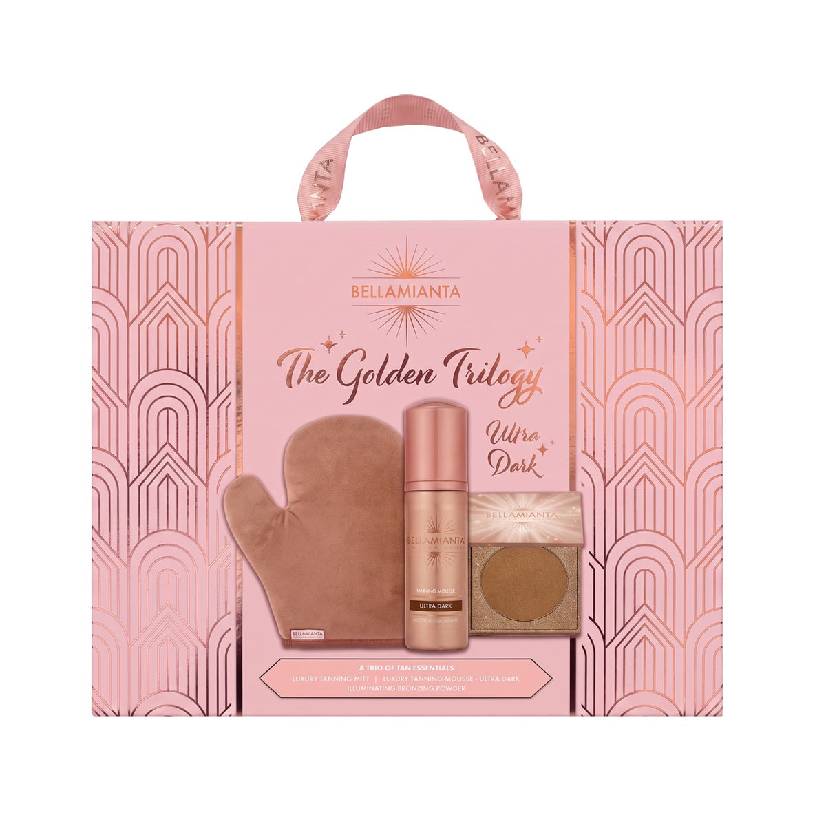 Bellamianta The Golden Trilogy Tan & Bronzer Set Ultra Dark