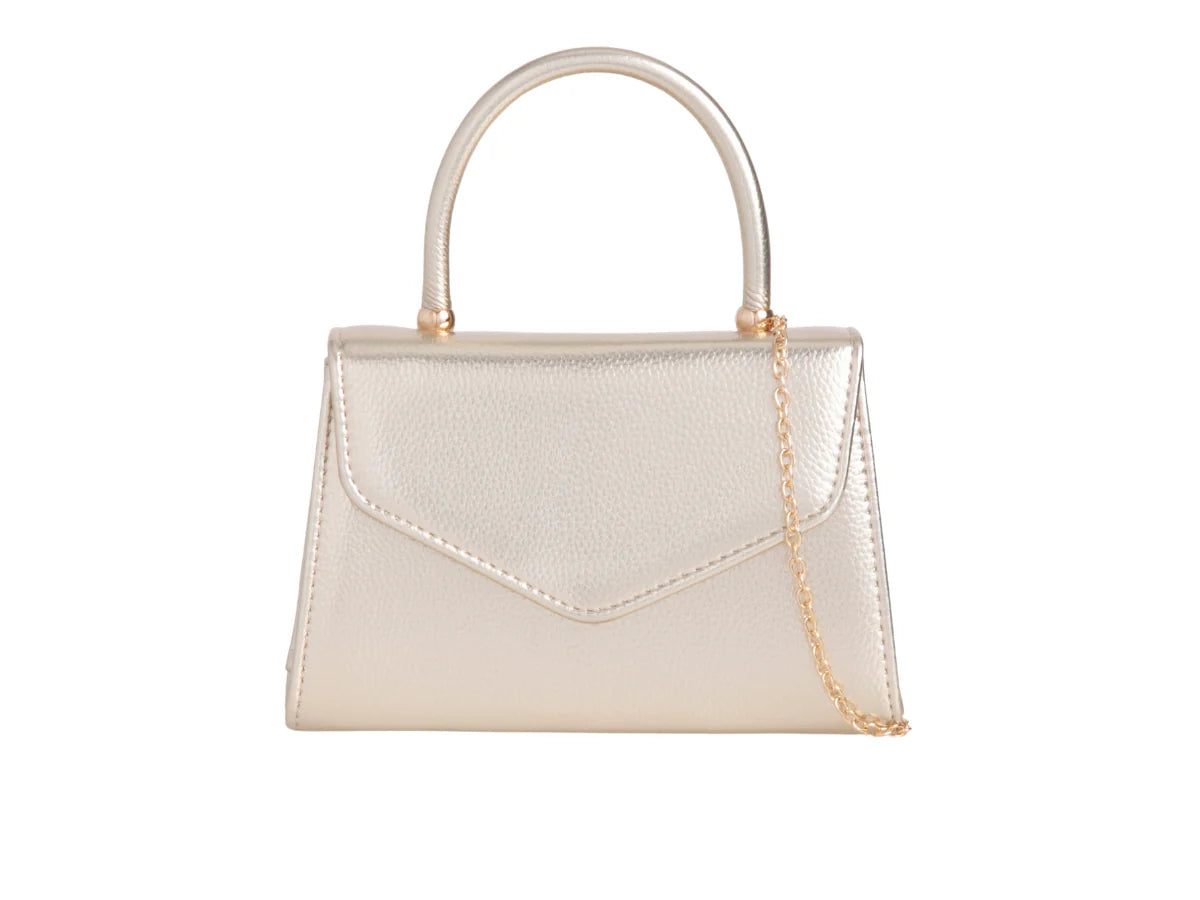Matte Gold Mini Handbag