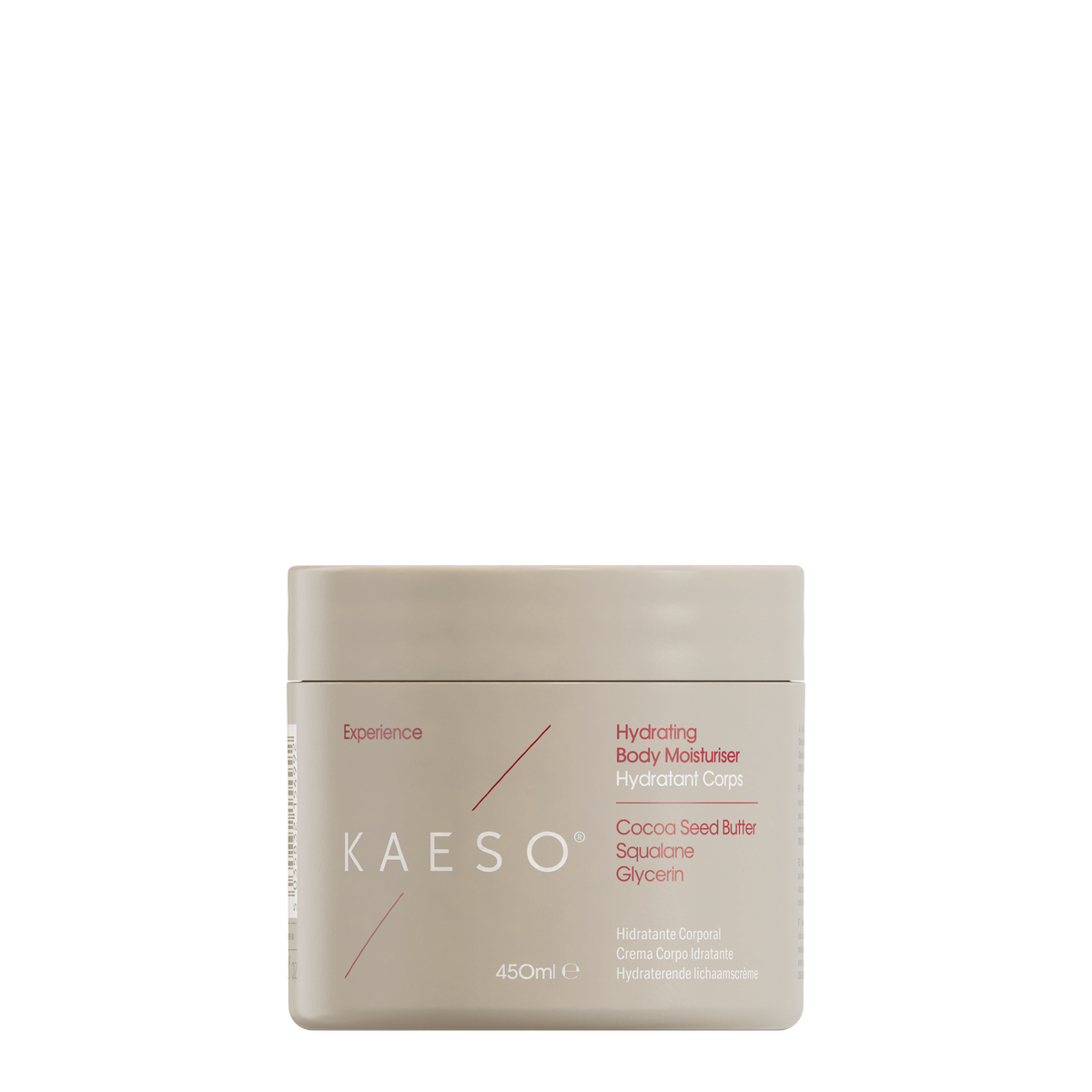 Kaeso Experience Hydrating Body Moisturiser 450ml