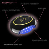 Halo LED Advanced Corded Nail Lamp Black & Gold